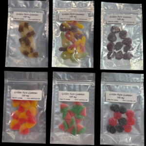 500 Mg Golden Aura Gummies