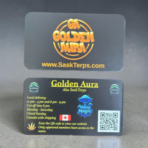 Golden Aura Business Card
